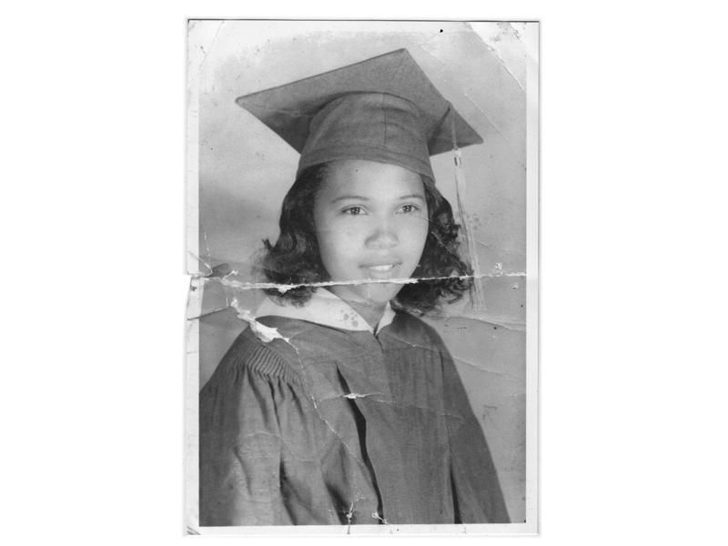 Barbara Rose Johns' high school graduation portrait