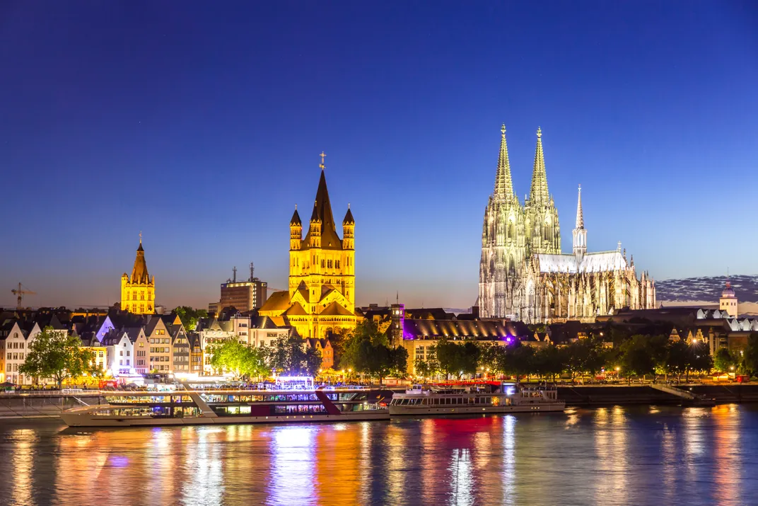 View of Cologne from the Rhine River