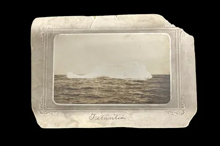 This photograph may depict the iceberg that caused the Titanic to sink
