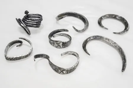 The bangles were found in a field where archaeologists have made other Viking-era finds.