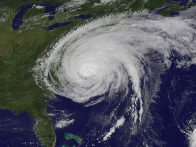 Hurricane Irene caused destruction throughout the Caribbean and along the U.S. East Coast, killing more than 50 people in late August 2011. 