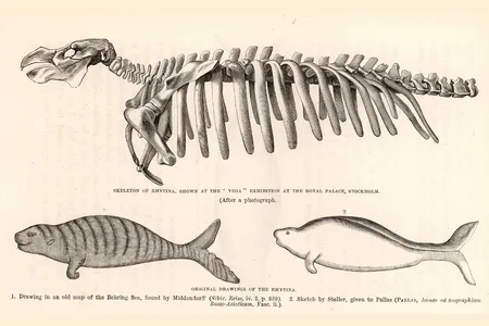 Gigantic and extinct, Steller’s sea cows would have played an important role in shaping their environment.