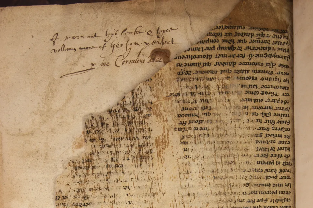Medieval Merlin manuscript