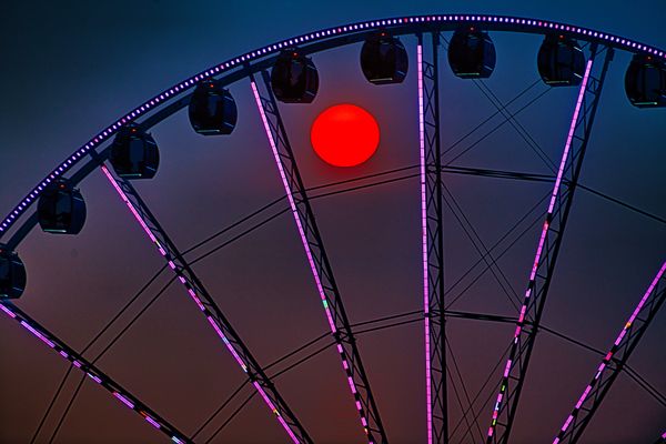 Sunset at the National Harbor thumbnail