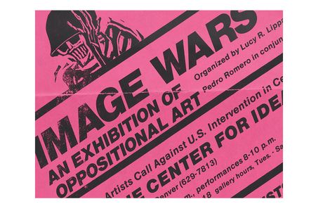 The Center for Idea Art. Flyer for Image Wars: an Exhibition of Oppositional Art, 15 May – 18 June 1984. Juan Sánchez papers, 1972-2010. Archives of American Art, Smithsonian Institution.