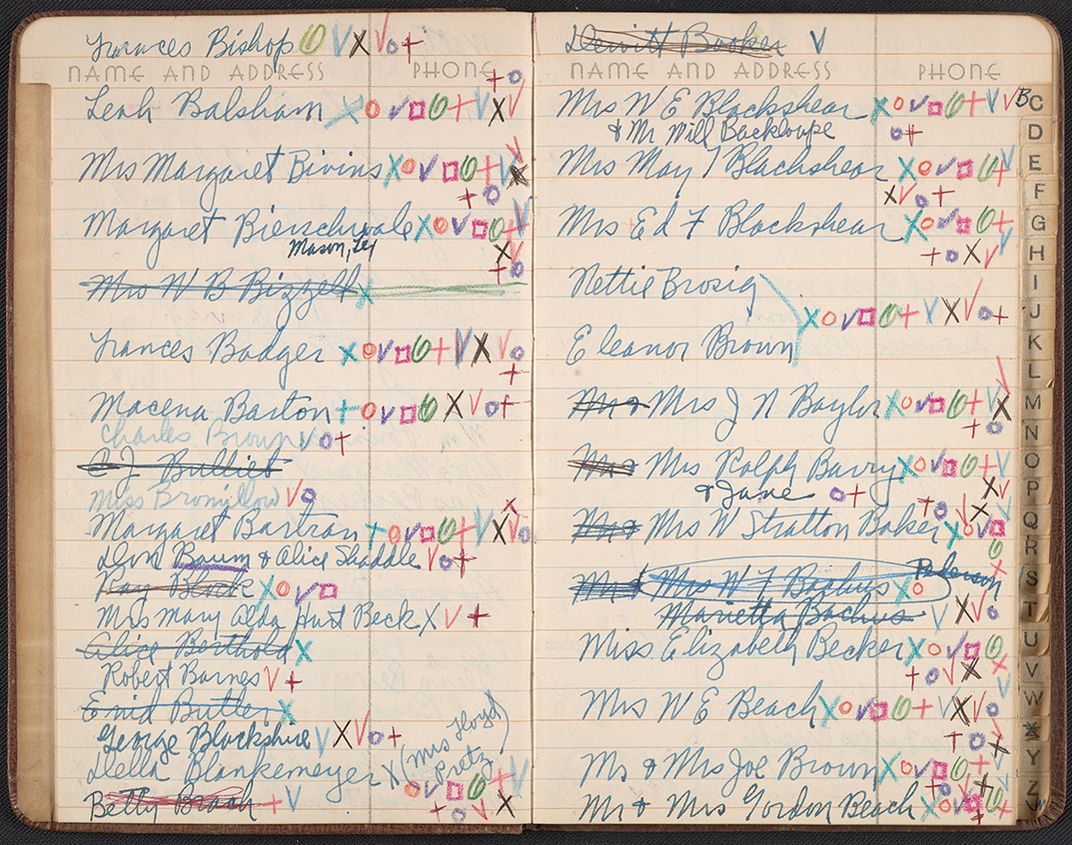 Kathleen Blackshear's Address Book