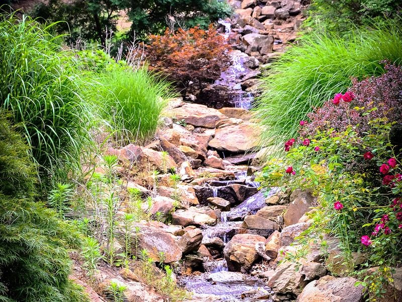 The waterfall at Honor Heights Park in Muskogee, OK | Smithsonian Photo ...