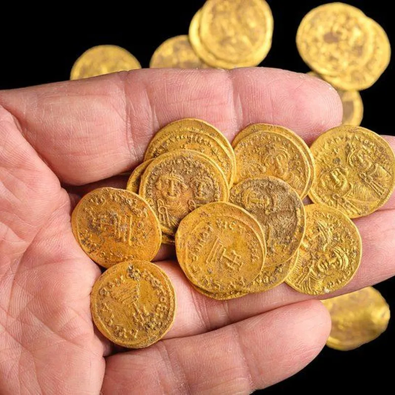 old gold coins