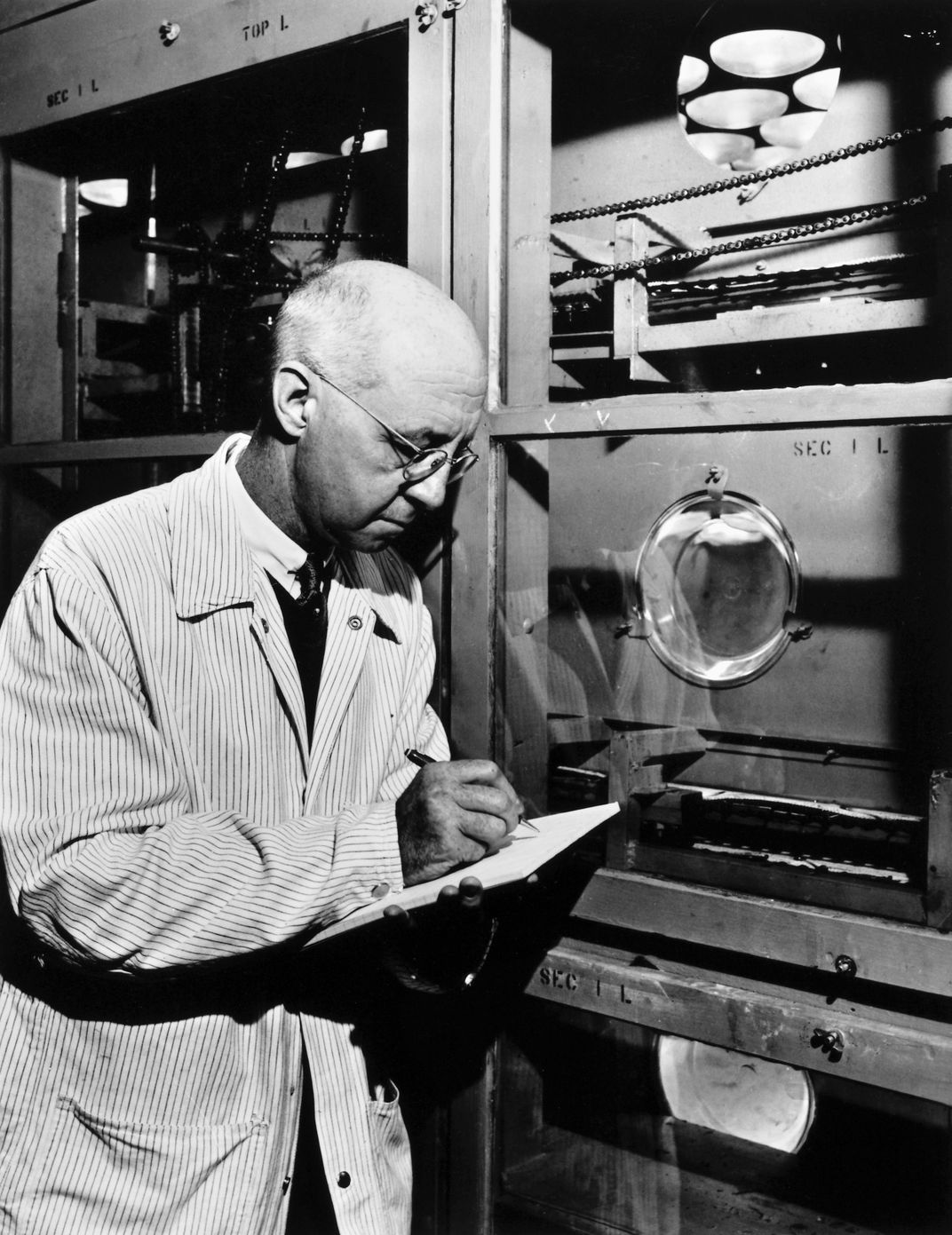Clarence Birdseye, pictured c. 1950, held more than 200 patents for innovations that froze food and kept it fresh.