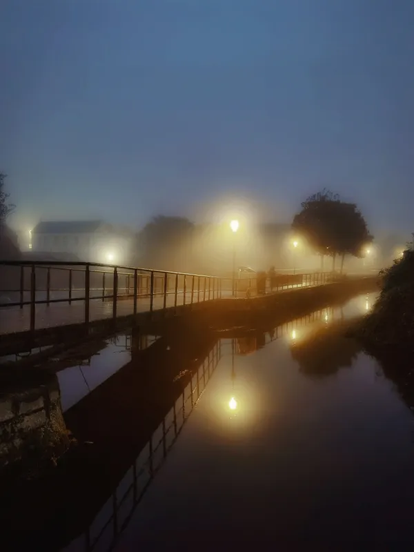 Foggy Morning at Galway City Canal thumbnail