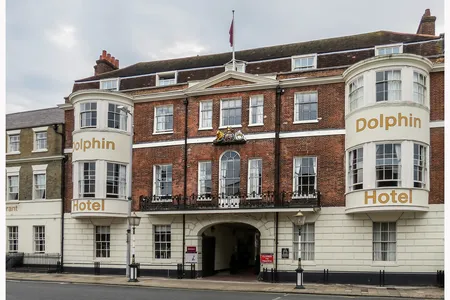 The Dolphin Hotel is a historic structure dating in Southampton, England.