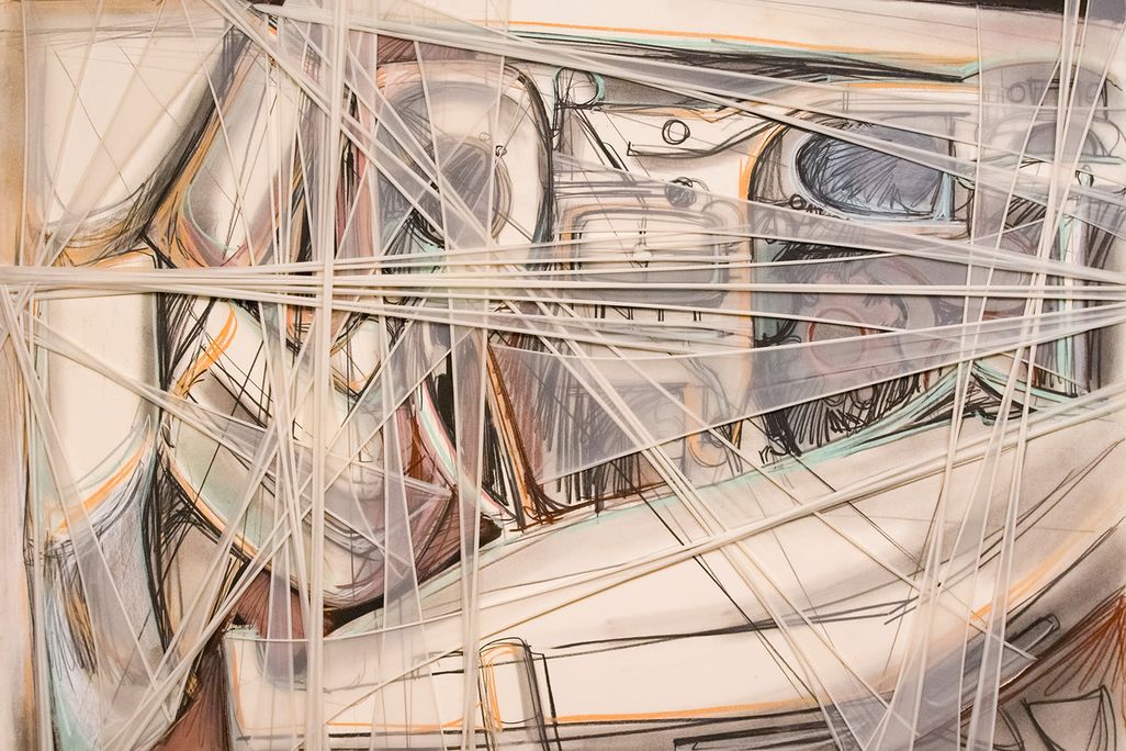 A grey Francis Hines painting