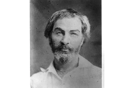 Walt Whitman photographed in 1854, two years after his serialized novella was first published anonymously.
