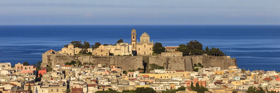 The main town of Lipari