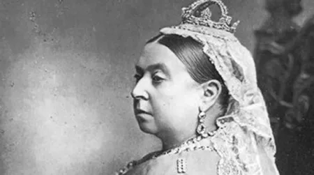 "Greetings, Britons and everybody." Queen Victoria at about the time she made her Graphophone recording.