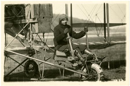 Ruth Law, (circa 1915, at the controls of her Curtiss Model D Headless biplane) once said that wearing a seatbelt "was a bit cowardly."