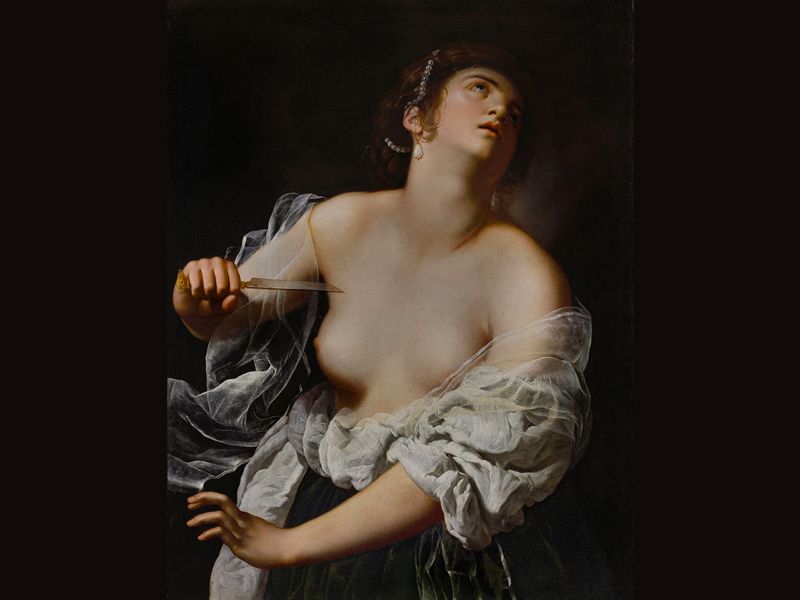 Lucretia by Artemisia Gentileschi