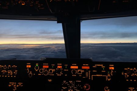 Social distancing is hard when you’re sitting three feet from your co-pilot.