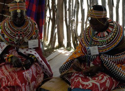 Kenyan basket weavers at the 2011 Smithsonian Folklife Festival