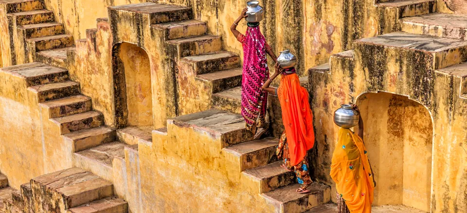  Ancient stepwell near Jaipur 