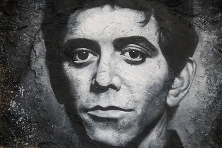Lou Reed graffiti in France is a reminder of the rock star's international infuence.