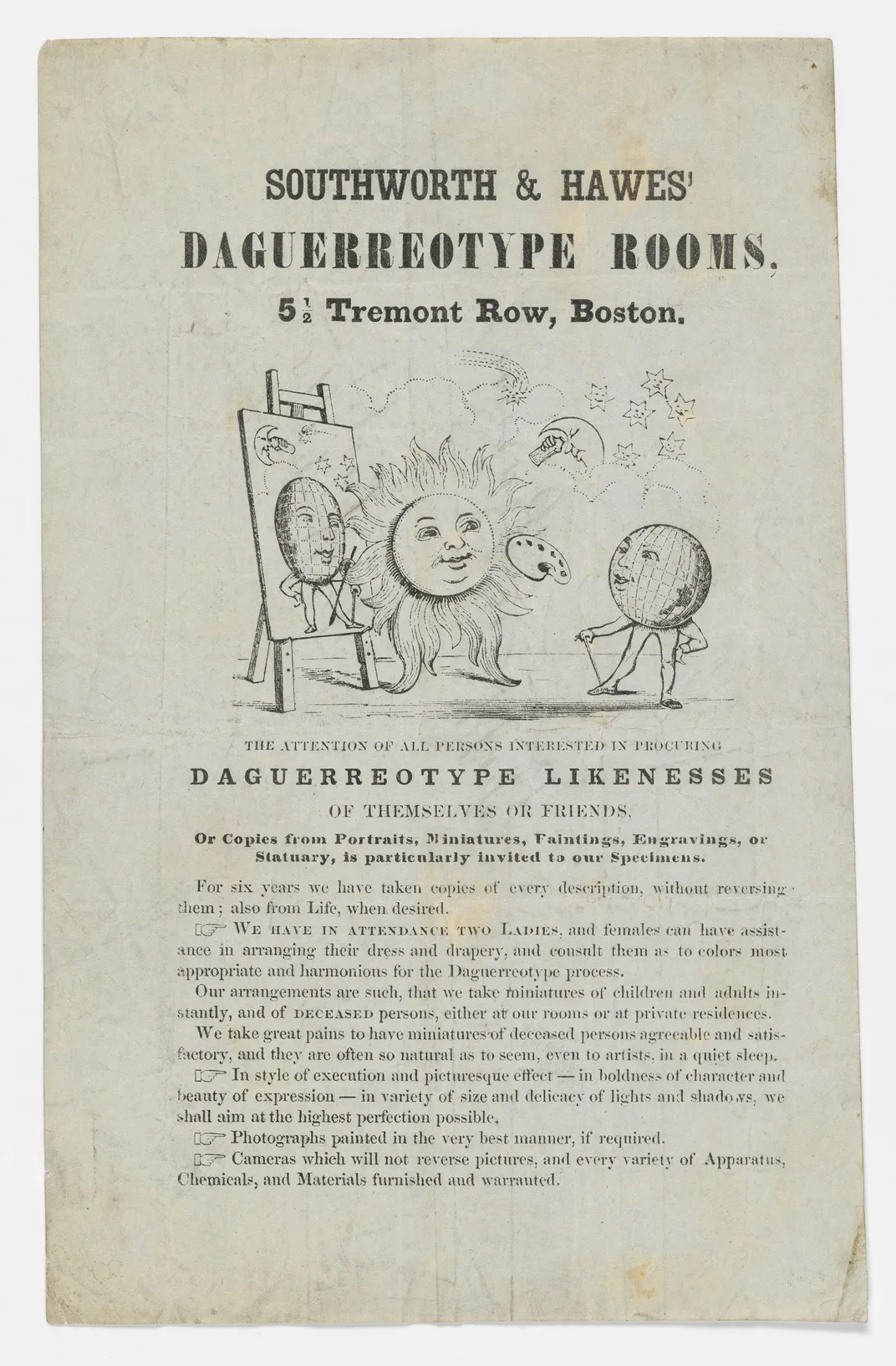 Southworth & Hawes’ Daguerreotype Rooms wood engraving