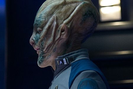 For his cameo role as an alien in the new film, Star Trek Beyond, Jeff Bezos had to sit two hours in a makeup chair, but he says it was worth it. 