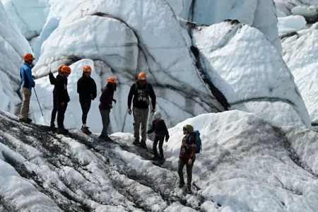 Matanuska Glacier north of Anchorage is one of the best spots for a more intense experience in the Alaskan wilderness.