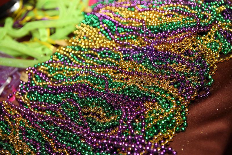 mardis gras beads