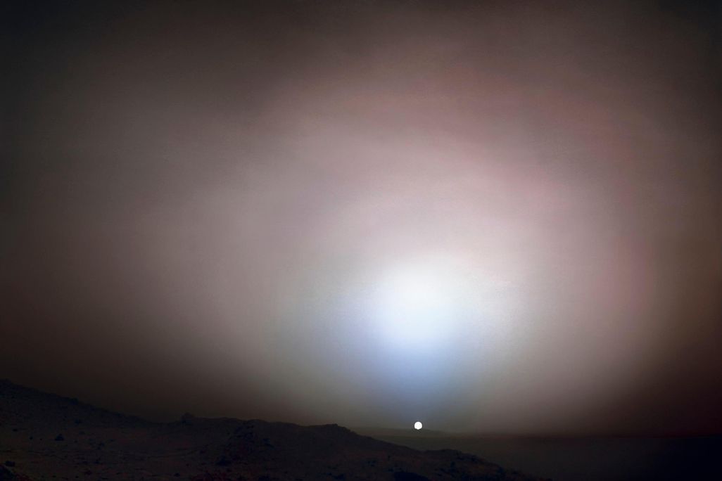 Sunset on Mars