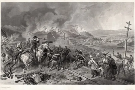 Engraving of General Sherman&#39;s &quot;March to the Sea&quot;