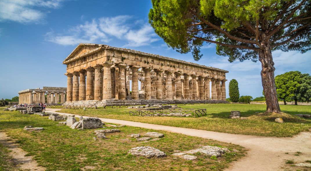 The Greek Temple of Hera, Paestum