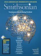 Cover of Smithsonian magazine issue from December 2012
