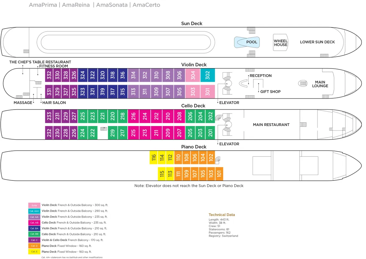 AmaReina deck plan image