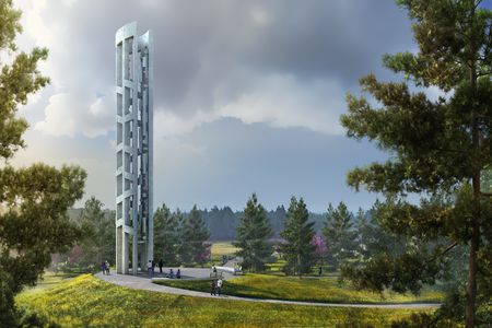 Rendering of the Tower of Voices 