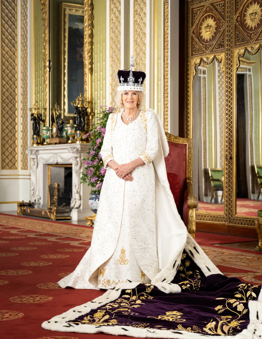 The official portrait of queen consort, Camilla