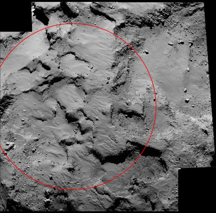 First Landing on a Comet