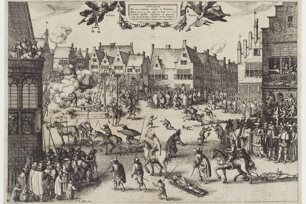 The execution of Guy Fawkes