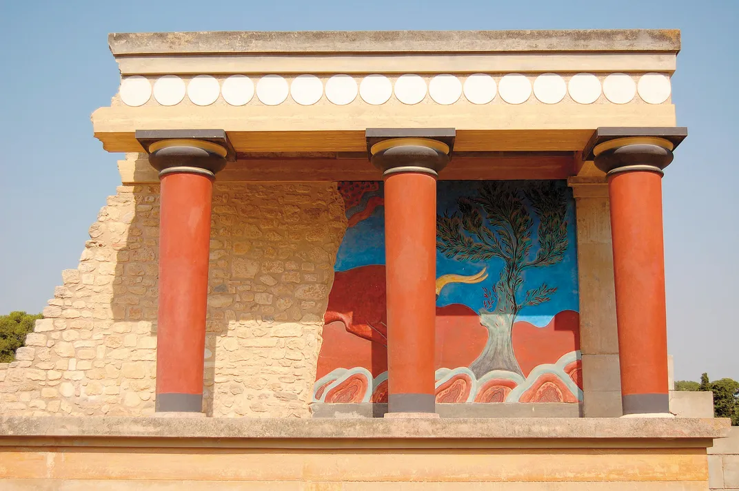The Palace of Knossos on the island of Crete. Credit: Gloria Baxevanis
