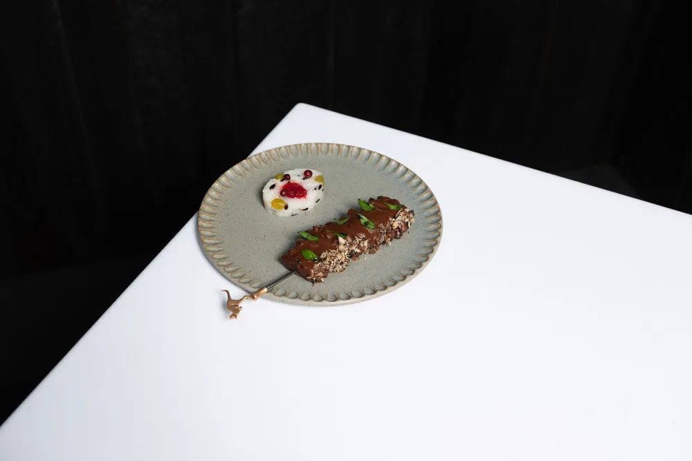 Roo Satay, a dish at Attica