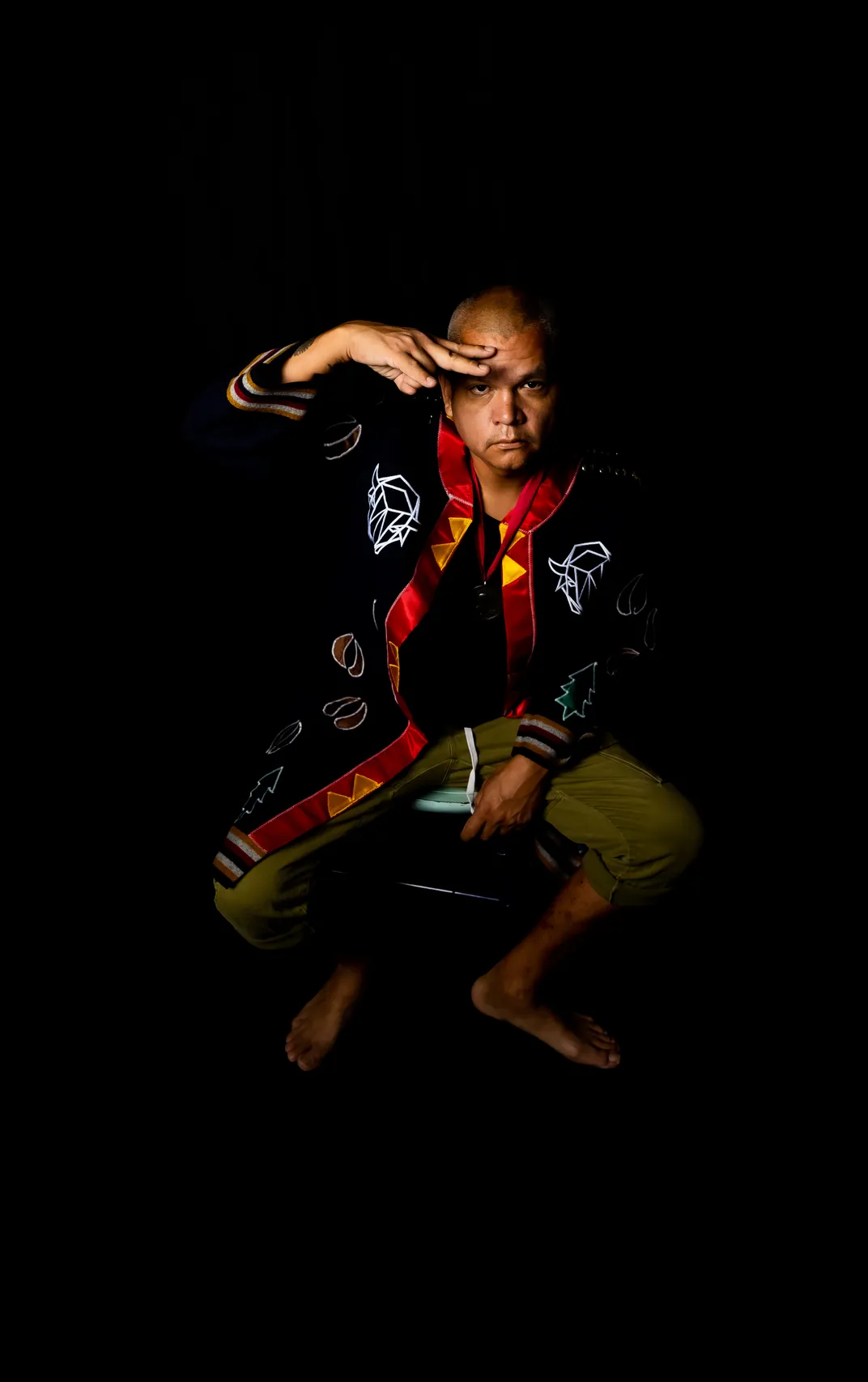 11 - Benjamin West is an enrolled member of the Otoe Missouria Tribe of Oklahoma; he is also Southern Cheyenne and Muscogee Creek. He has become a leading member in his tribal communities and is a photographer focusing on the evolution of his tribal relig