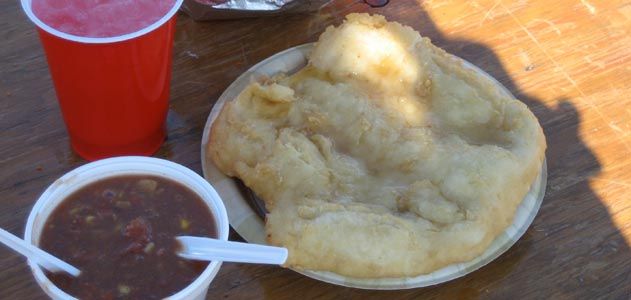 powwow meal of frybread