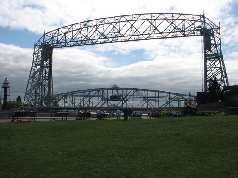 the aerial lift bridge in Duluth, MN Smithsonian Photo Contest