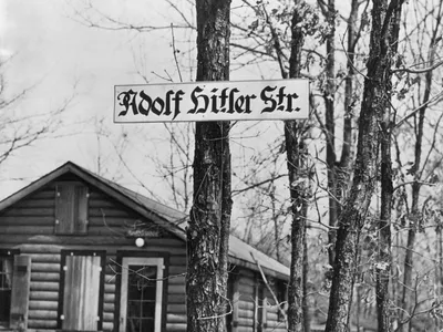 "Adolf Hitler Strasse" wasn't a street in Germany—it was a street at Camp Siegfried, a Nazi summer camp located in Yaphank, New York on Long Island during the 1930s. 