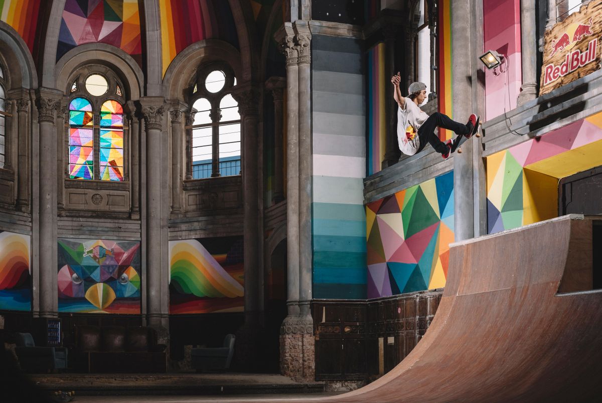 Skaters Turned a 100-Year-Old Church Into a Mural-Covered Skatepark