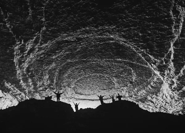 A star map of the Milky Way in the cave. thumbnail