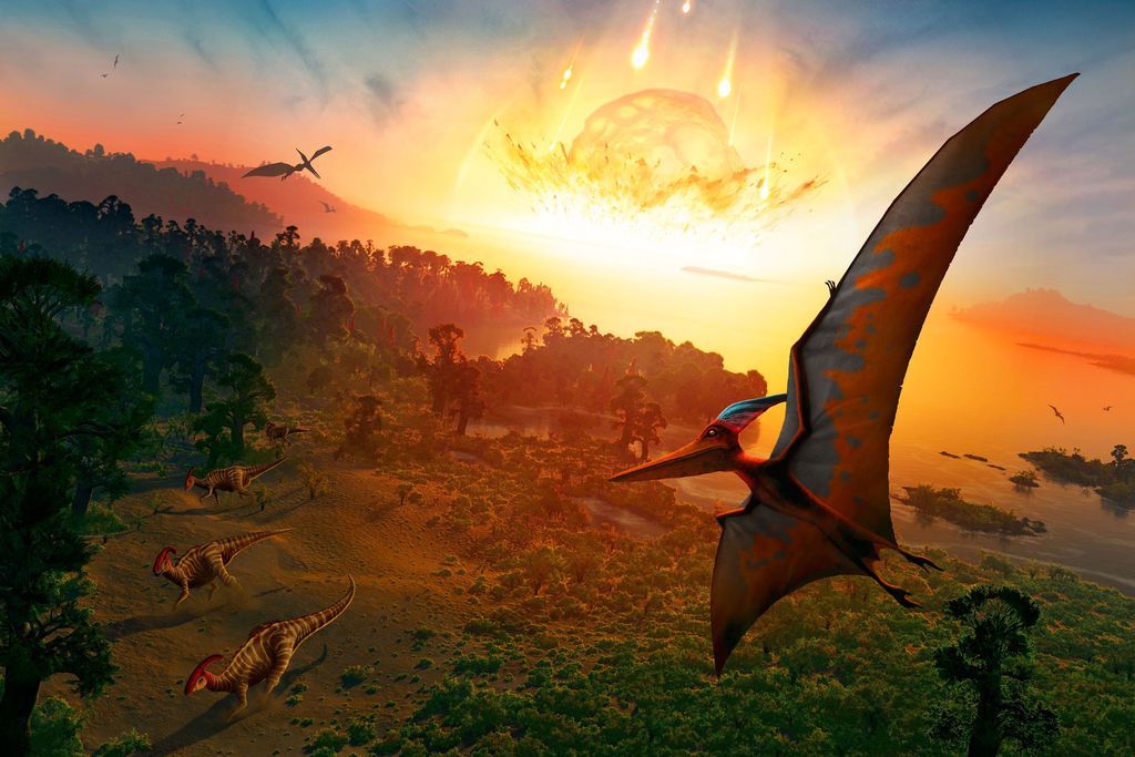 Dino Asteroid Strike