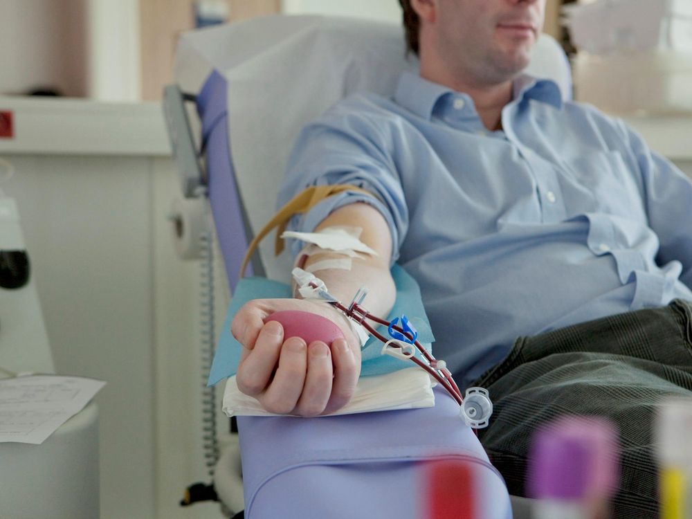 Man Giving Blood