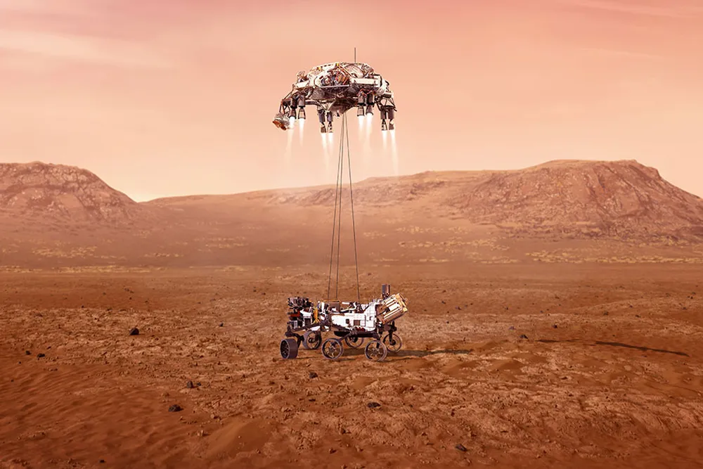 Mars Perseverance Landing Mobile