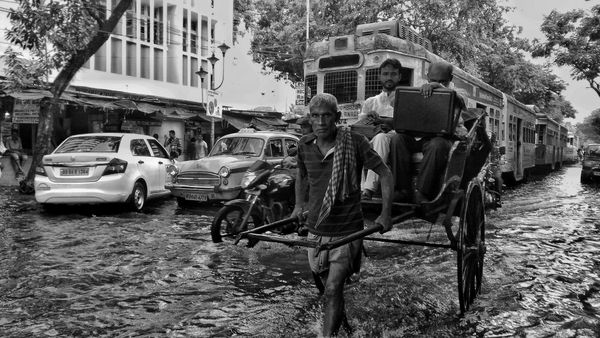 Monsoon,people and Calcutta thumbnail